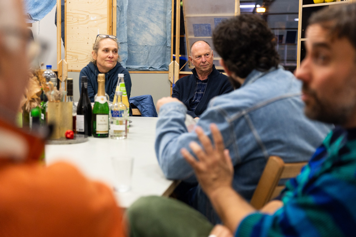 Ausstellungseröffnung "Ein Ort mit vielen Orten" - mit Ava Binta Giallo und Markus Zimmermann. Foto: Andre Germar.