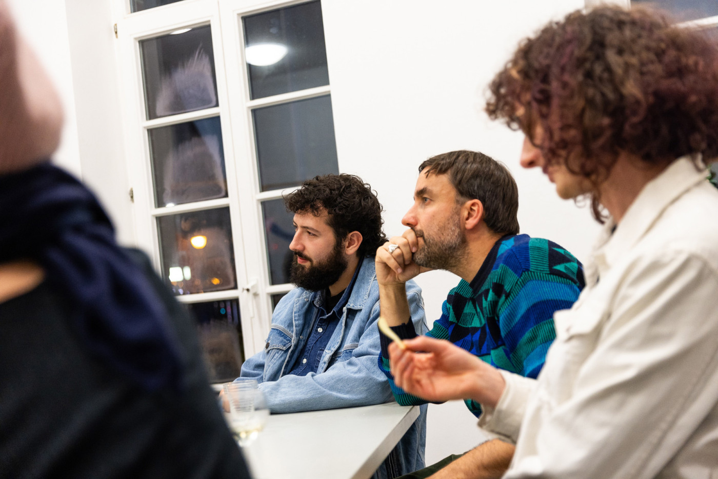 Ausstellungseröffnung "Ein Ort mit vielen Orten" - mit Ava Binta Giallo und Markus Zimmermann. Foto: Andre Germar.