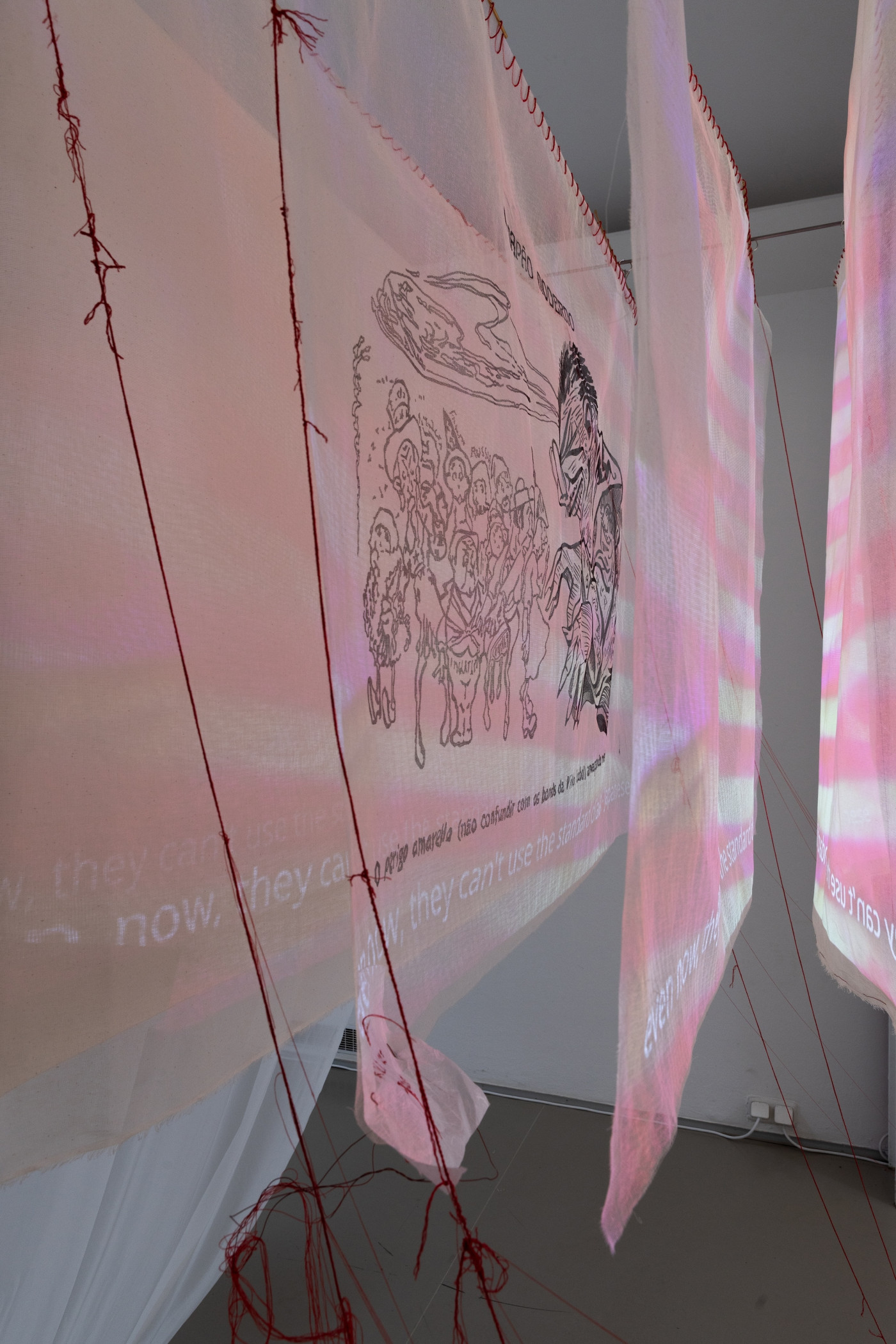 Geschichten, die wir uns vorstellen, Geschichten, die uns verbinden  mit Lizza May David, Fumiko Kikuchi, Thaís Omine, Park Kyong Ju, kuratiert von Kathy-Ann Tan. Kunstverein Langenhagen 2025. Fotos: Andre Germar.