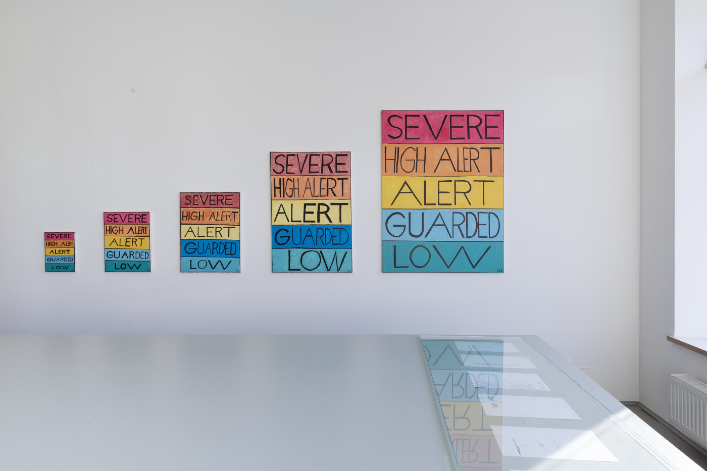 Christopher Knowles, ohne Titel (Alert Paintings), 2004